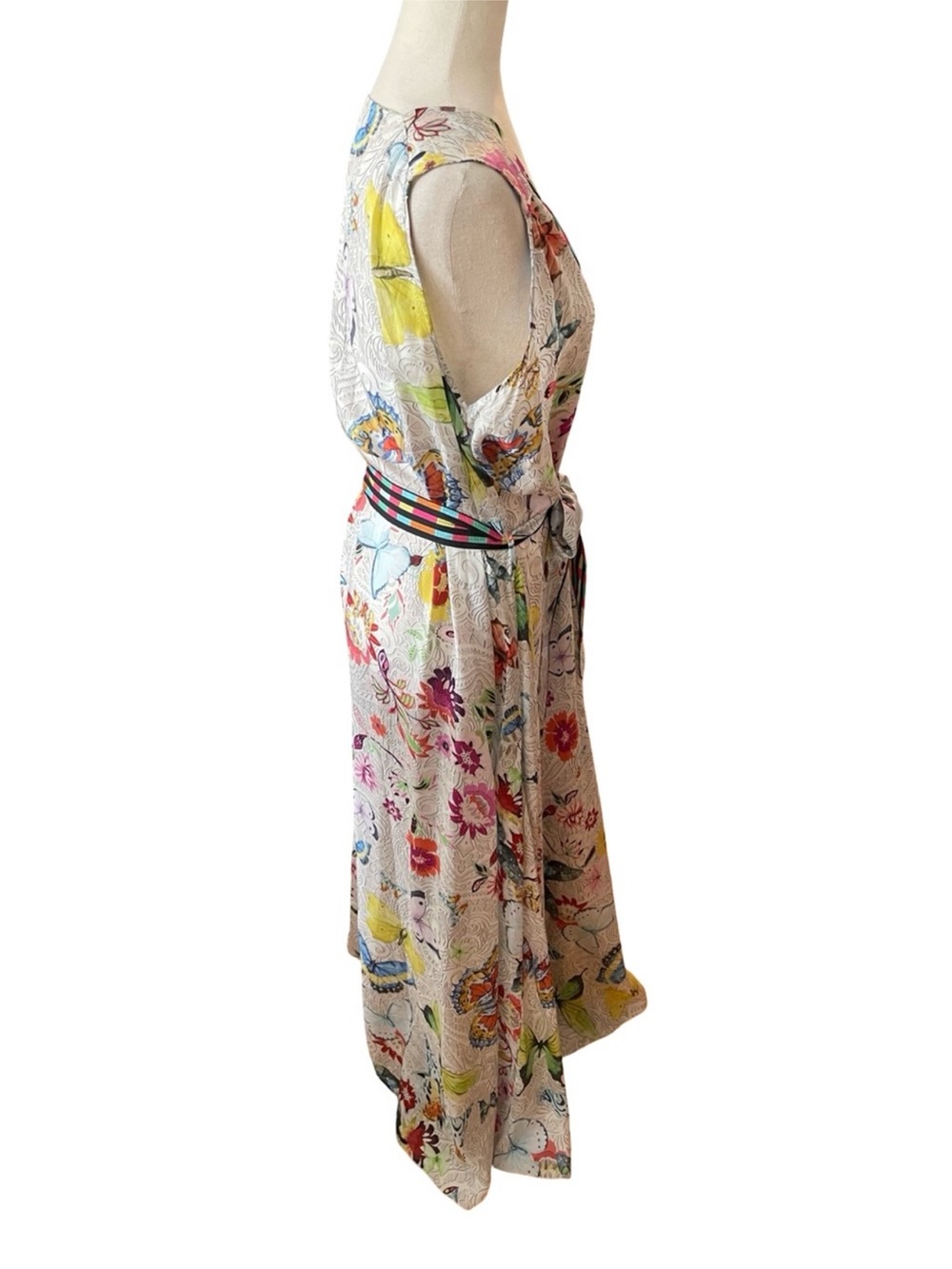 JOHNNY WAS EDITH MAXI DRESS SILK BUTTERFLIES - Picture 6 of 12